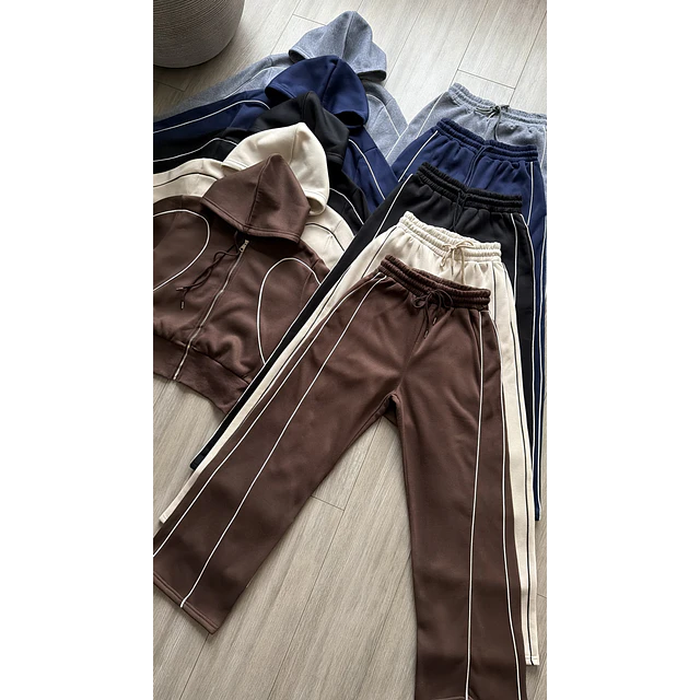 Conjunto de buzo líneas 