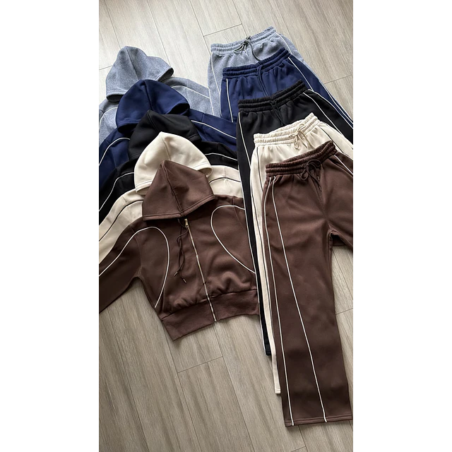 Conjunto de buzo líneas 