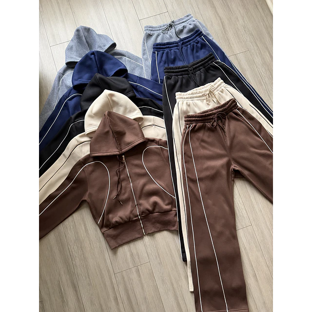Conjunto de buzo líneas 