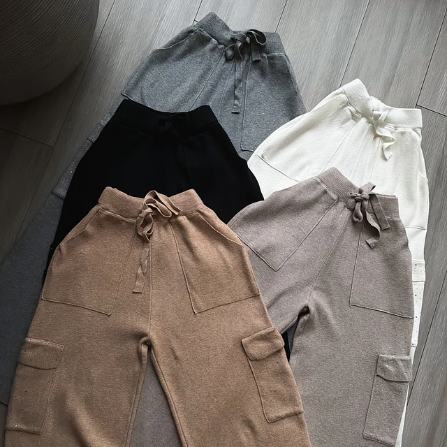 Pantalón lanilla cargo