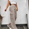 Pantalón lanilla cargo
