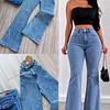 Jeans flare cargo 