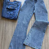 Jeans flare cargo 