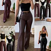 Pantalón simil cuero extra elastizado