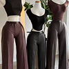 Pantalón simil cuero extra elastizado