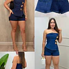 Conjunto de mezclilla corto 