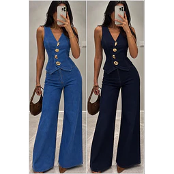 Conjunto de Jeans palazo 