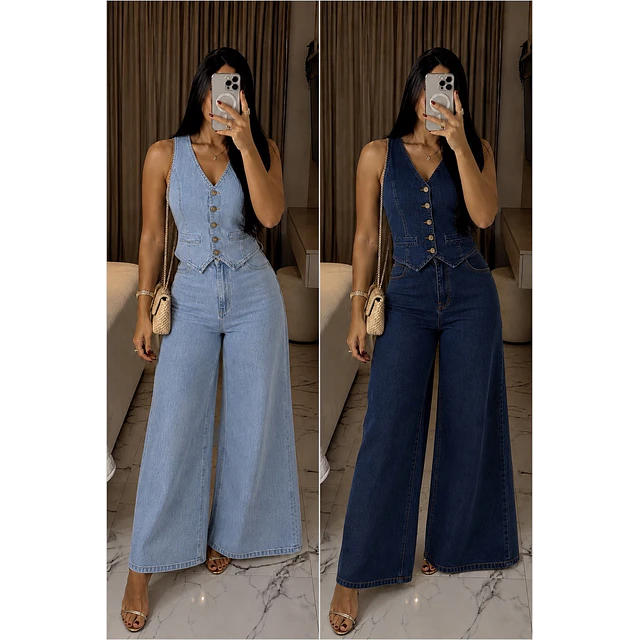 Conjunto de Jeans en V