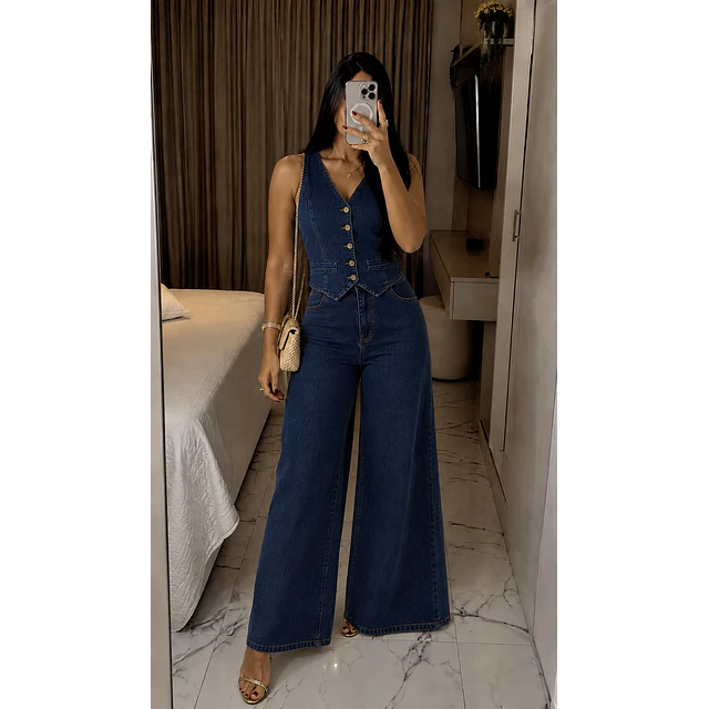 Conjunto de Jeans en V