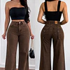 Jeans Wide Leg café 