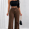 Jeans Wide Leg café 