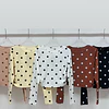 Polera camiseta lunares 