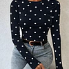 Polera camiseta lunares 