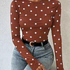 Polera camiseta lunares 