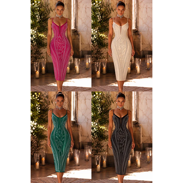 Vestido Piedreria 
