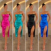Vestido satinado 