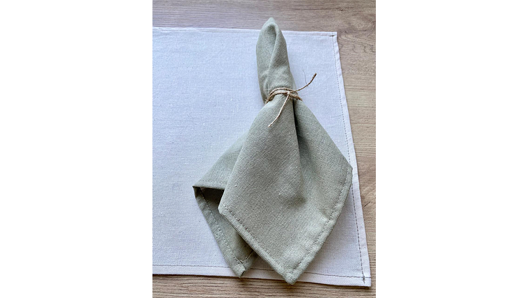 Pack de 4 individuales Tunquén + 4 servilletas Puelo 2