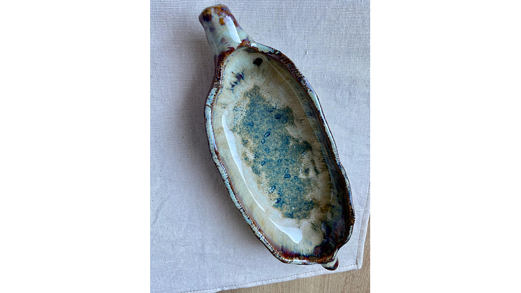 Pocillo gres ovalado 1