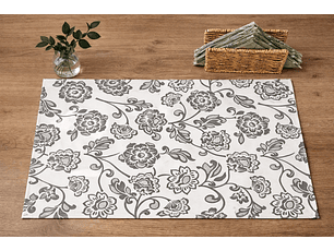 Set de 6 Individuales Maitencillo + servilletero fibra