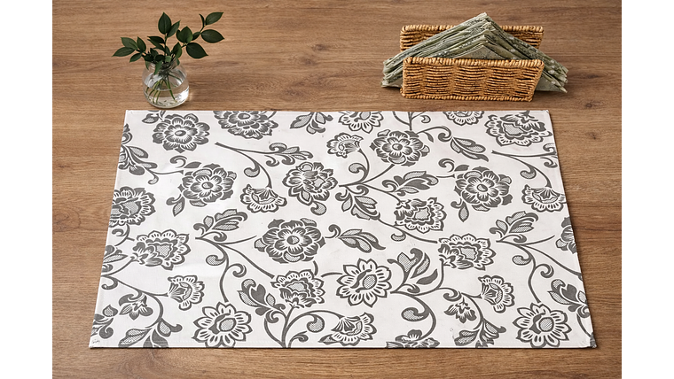 Set de 6 Individuales Maitencillo + servilletero fibra 1