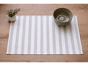 Pack de 2 individuales Maihue + pocillo taupé