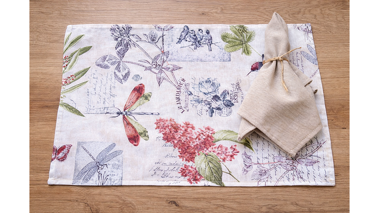 Pack de 2 individuales Panguipulli + 2 servilletas Licán 1