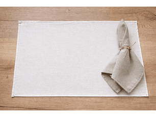 Pack de 6 individuales Tunquén + 6 servilletas Puelo