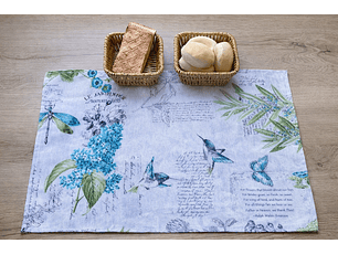 Pack de 4 Individuales Calafquén + 2 canastitos