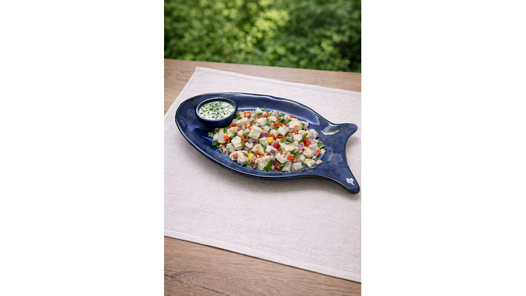 Bandeja Pescado más pocillito 1