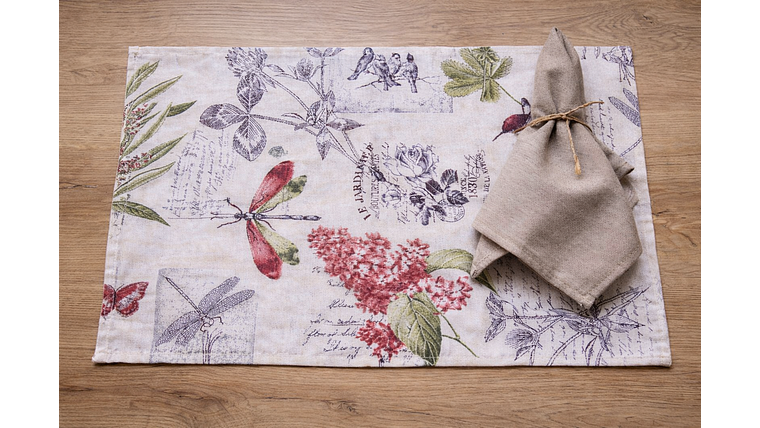 Pack de 2 individuales Panguipulli + 2 servilletas Licán 1