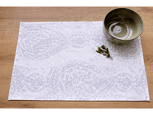 Pack de 2 Individuales Caburga + pocillo taupé