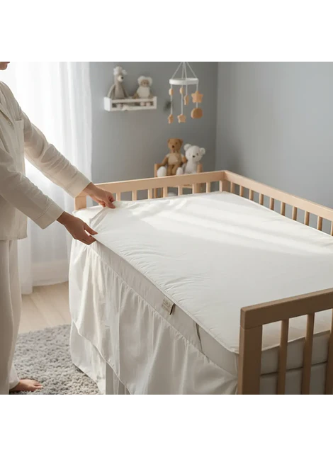 Cubre Colchón Impermeable Cuna 70x140 cms
