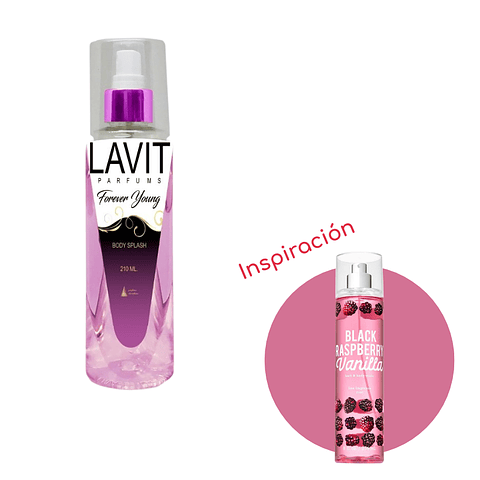 Body Splash Forever Young 210 ml - Inspirado en Black Raspberry de BBW