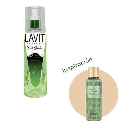 Body Splash Fresh Garden 210 ml - Inspirado en Pear Glace Victoria Secret