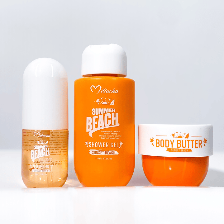 Set Summer Beach Sunset 2