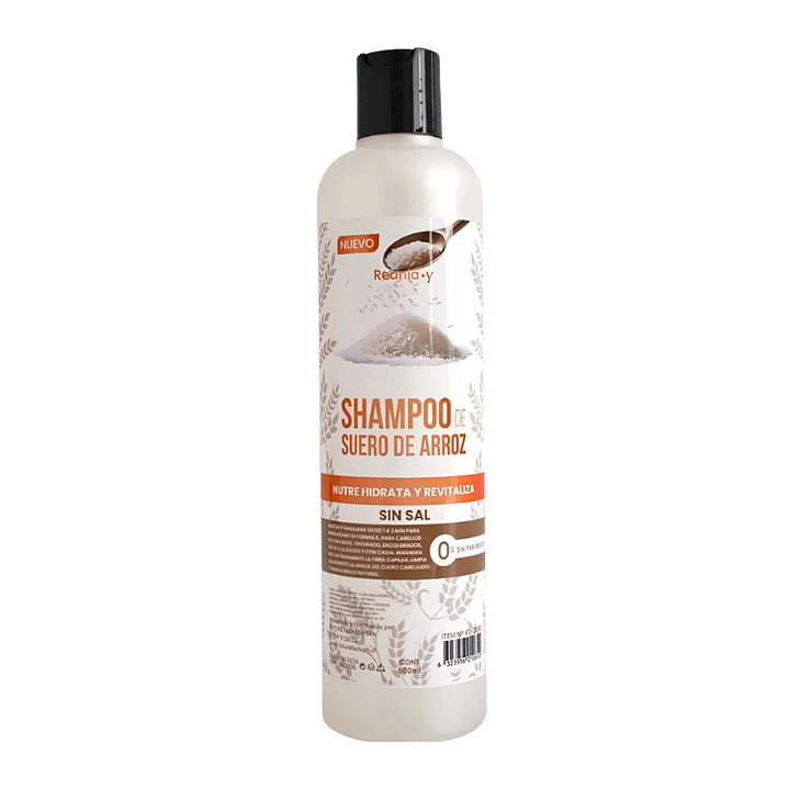 Shampoo Suero de Arroz - cabello seco 1