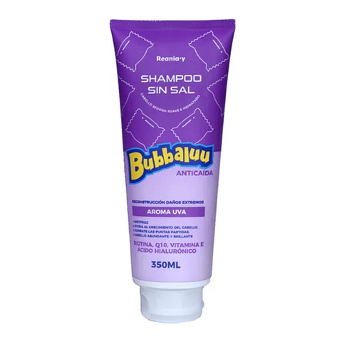 Shampoo Bubbaluu Uva - Anticaída