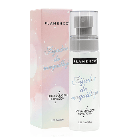 Fijador de maquillaje con Brillos