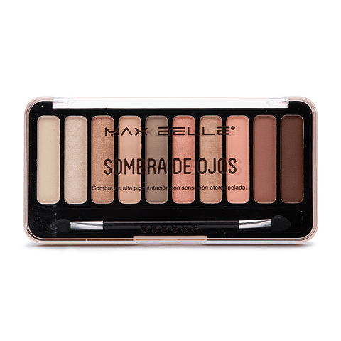 Paleta Sombras 12 colores Tonos Tierra