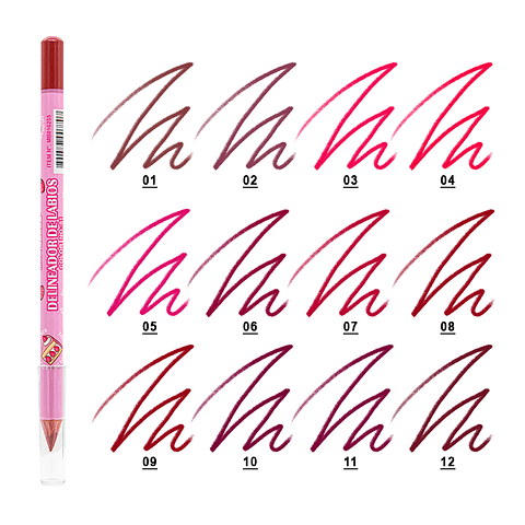 Delineador de Labios - 12 tonos 