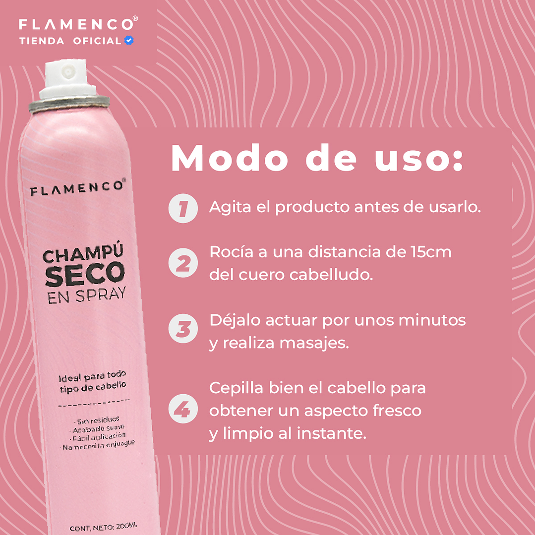 Shampoo Seco en Spray  2