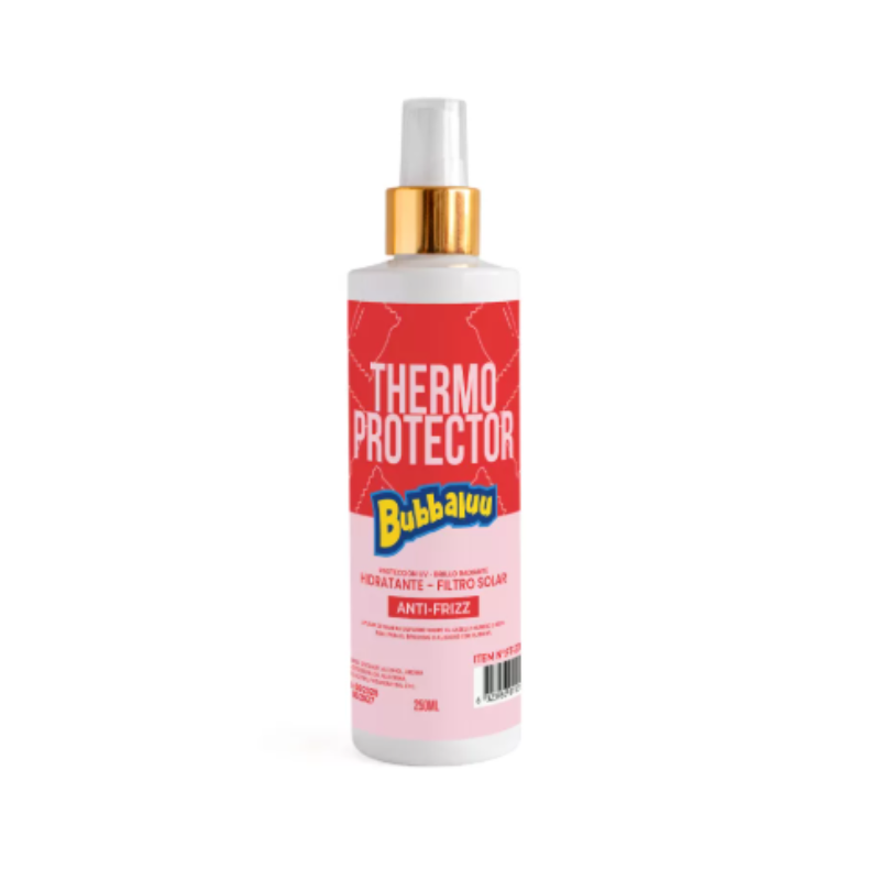 Termo Protector Bifásico Bubbaluu Aroma Uva 300 ml | Protector Térmico Antifrizz con Protección UV