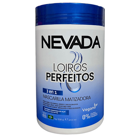 Mascarilla Capilar 3 en 1 Loiros (rubios) Perfeitos - BRASIL -1kg