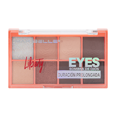 Paleta Sombra de Ojos de Larga Duración – 8 colores