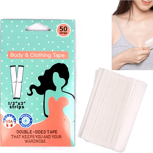 Cintas doble contacto para Vestidos o escotes 50 unidades