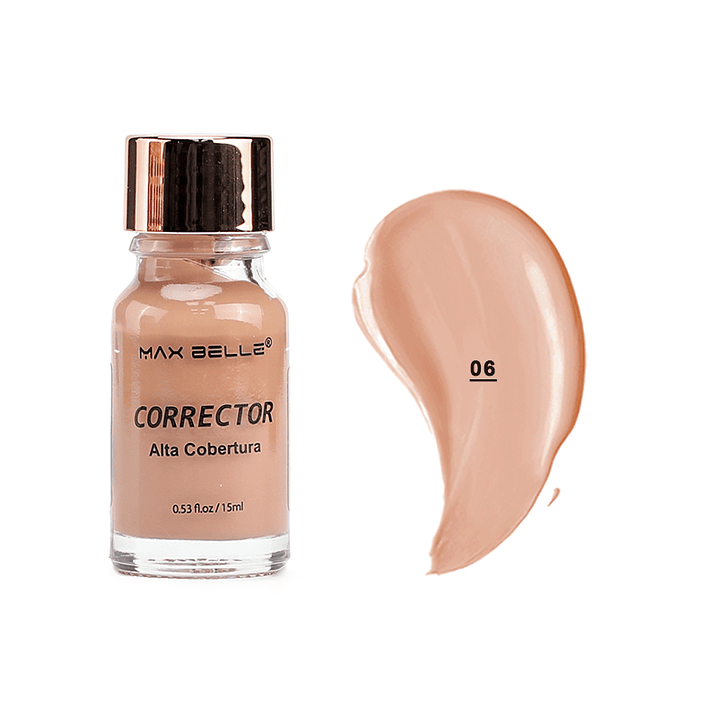 Corrector LiquidoAlta Cobertura - 6 tonos disponibles 6