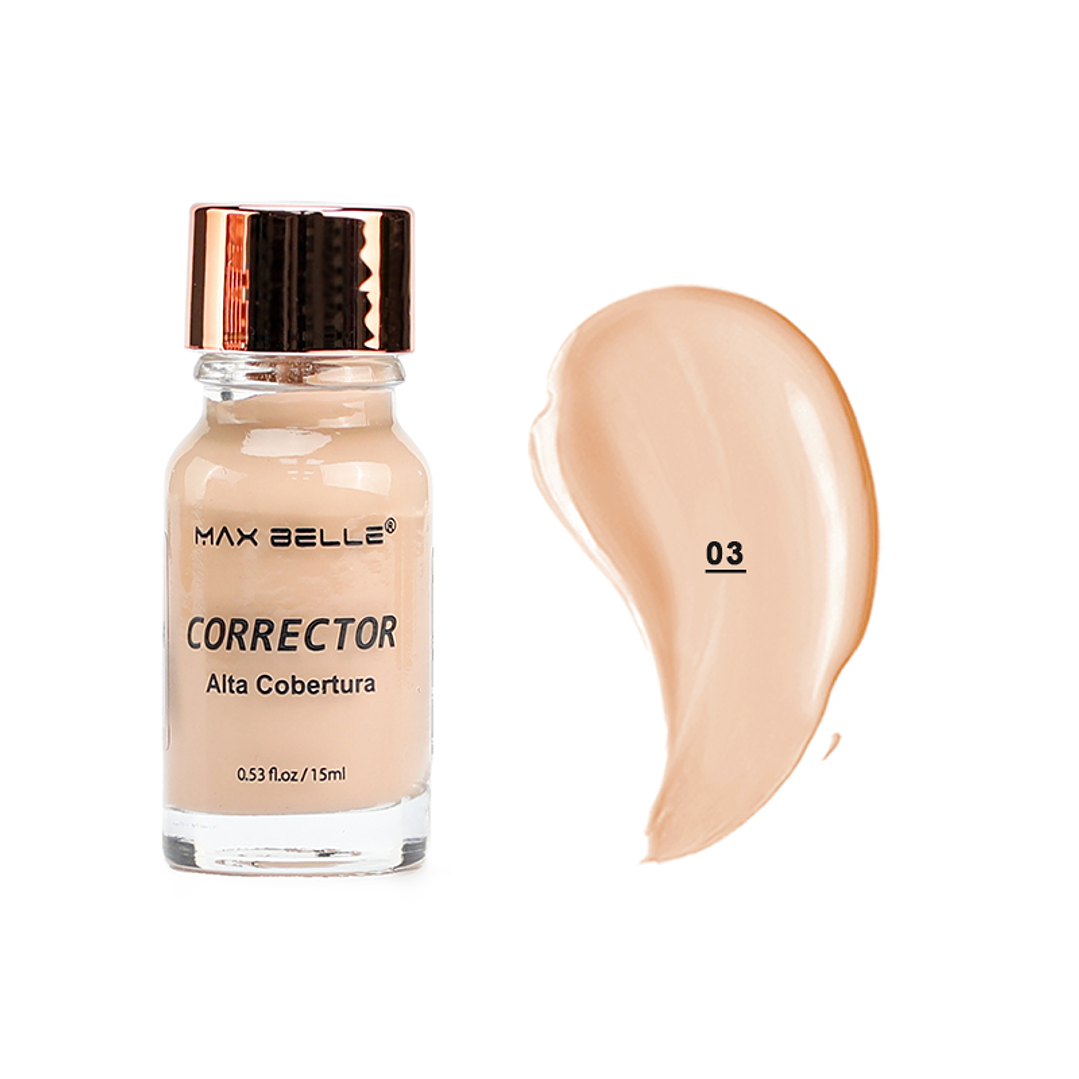 Corrector LiquidoAlta Cobertura - 6 tonos disponibles 3