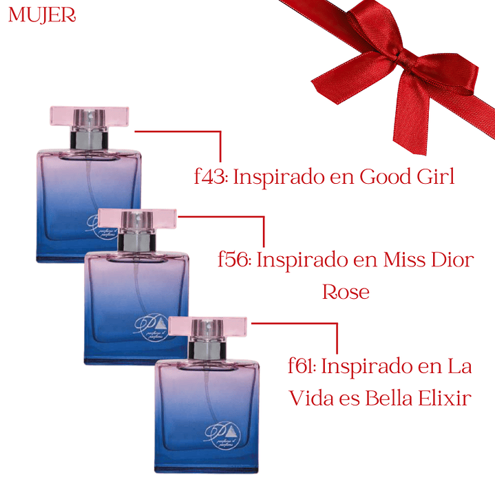 Pack 3 Perfumes- Inspirados en las fragancias más deseadas 1