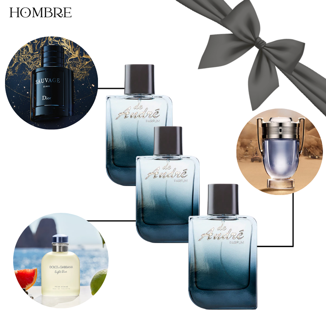 Pack 3 Perfumes- +Vendidos - HOMBRE 1