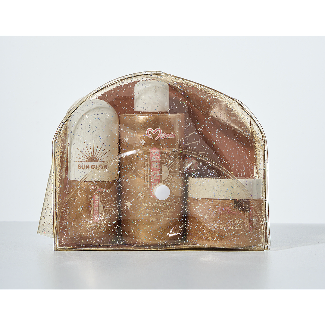 Kit de Viaje - Sun Glow Travel Set - Body Mist - Shower Gel - Body Scrub 1